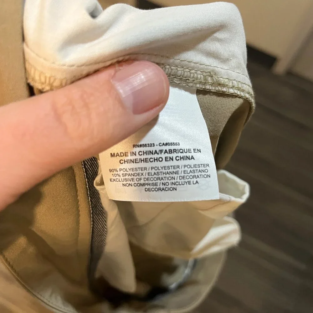 ⛳ Nike Golf Men’s Performance Pants 40x30 Tan Khaki Standard Fit 🏌️